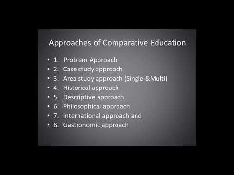 3. comparative education