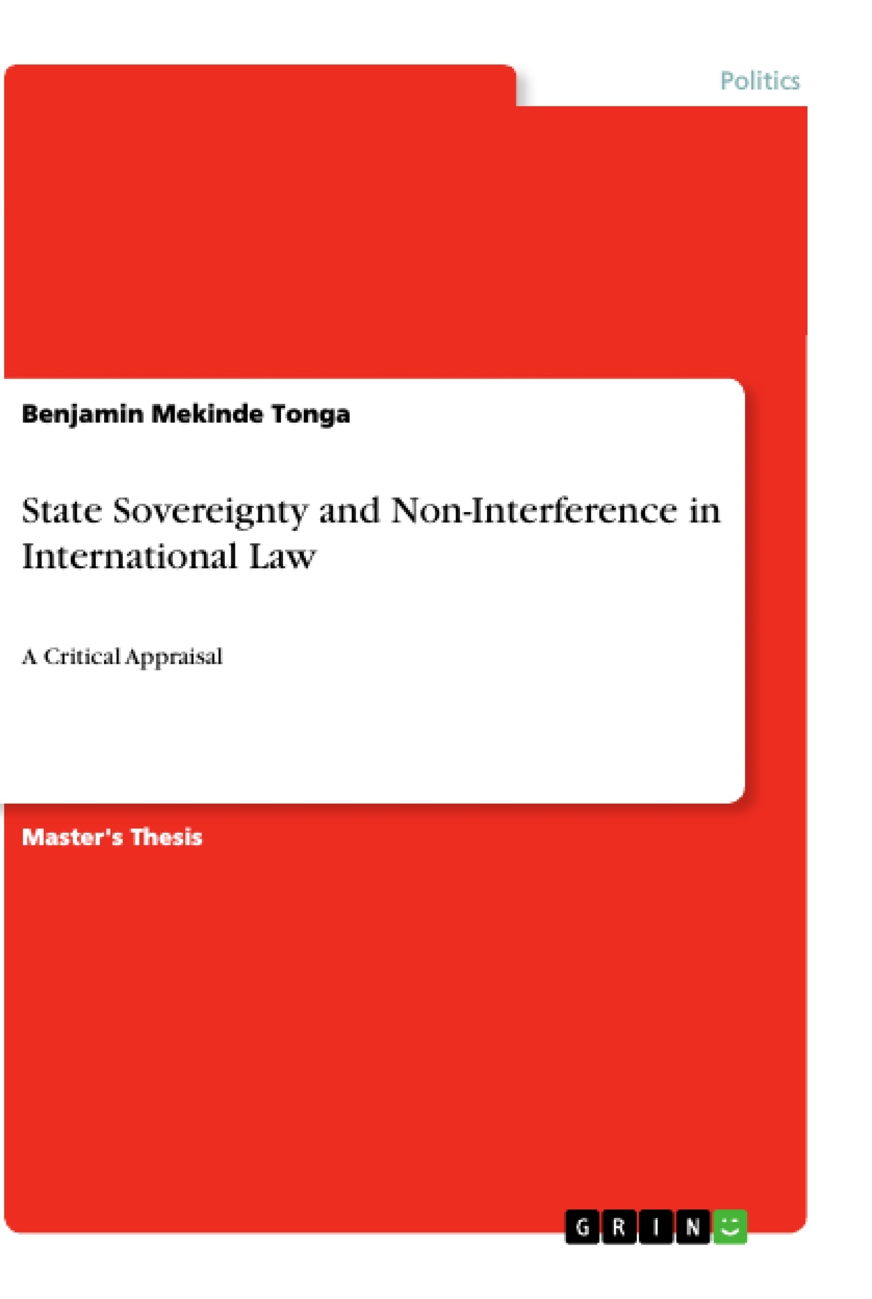Q7. discuss the concept of state sovereignty. what are the major arguments about non-interference in international law? 2023