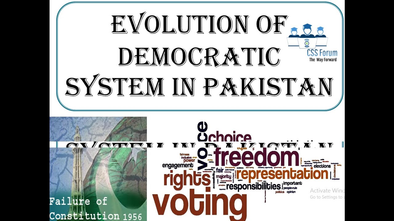 Xv. evolution of democratic system in pakistan