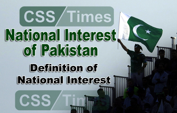 Xviii. pakistan’s national interest
