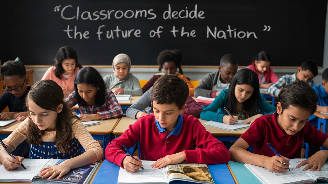 10. classrooms decide the future of the nation. 2019