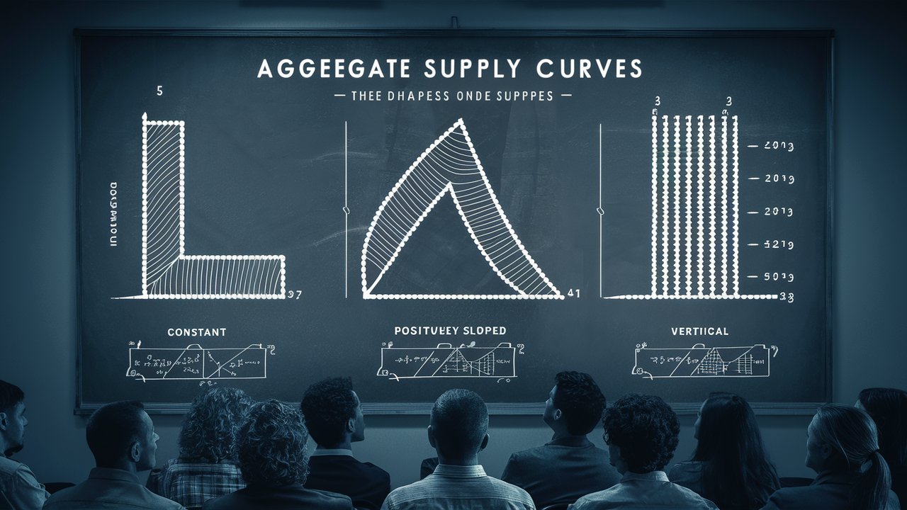 Q. no. 4. (a) analyze three different shapes of aggregate supply curve (constant, positively sloped and vertical). (2018-i)